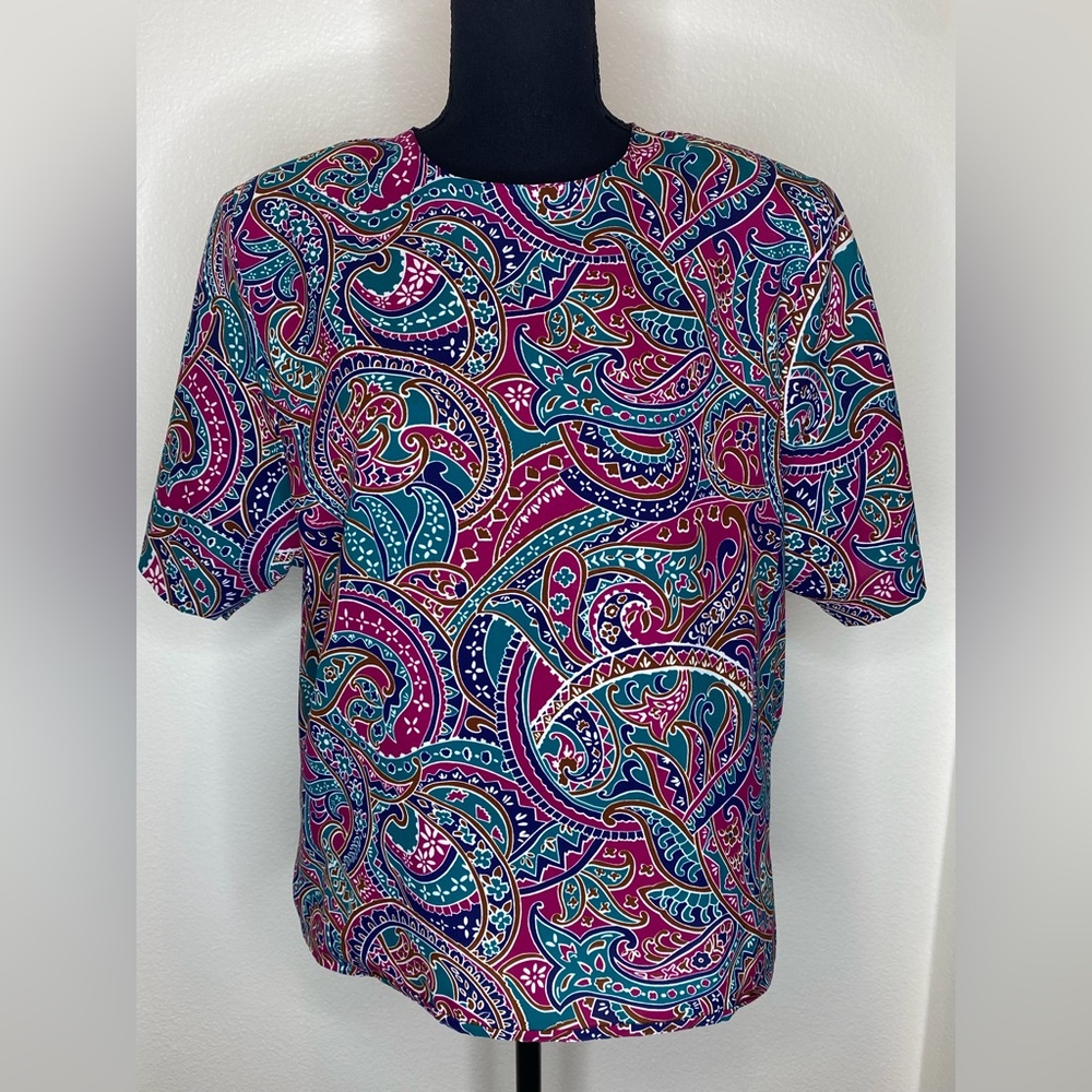 Vintage Paisley Blouse
